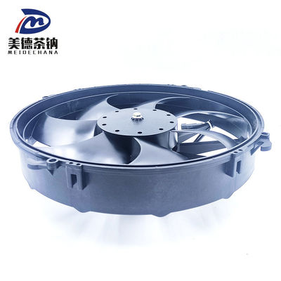 強力な冷却ソリューション バスエアコンのためのブラックプラスチック12Vと24Vコンデンサ扇風機